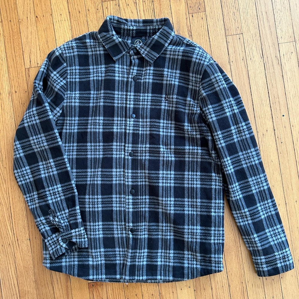 Volcom Black and Gray Men's Shirt Jacket
